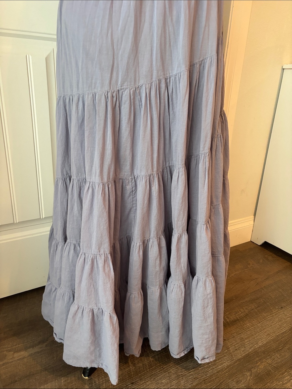 FREE PEOPLE Women’s Lavender Puff-Sleeve Maxi Dress - Picture 3 of 8